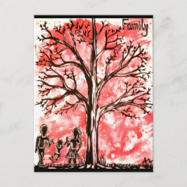 Die Baumreihe: Postkarte