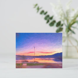 Die Bay Sunset Postcard | Original Art Tasmania Postkarte
