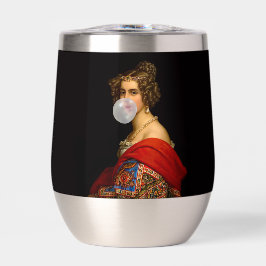 Die bayerische Schönheit und das Kaugummi