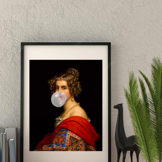 Die bayerische Schönheit und das Kaugummi Poster (Von Creator hochgeladen)