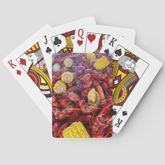 Die Bayou spielen Karten ab. Spielkarten (Rückseite)