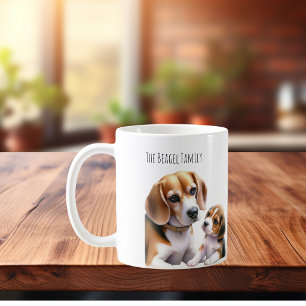 Die Beagel-Familie Kaffeetasse