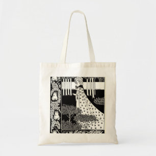 Die Beale Isoud bei Joyous Gard, Aubrey Beardsley Tragetasche