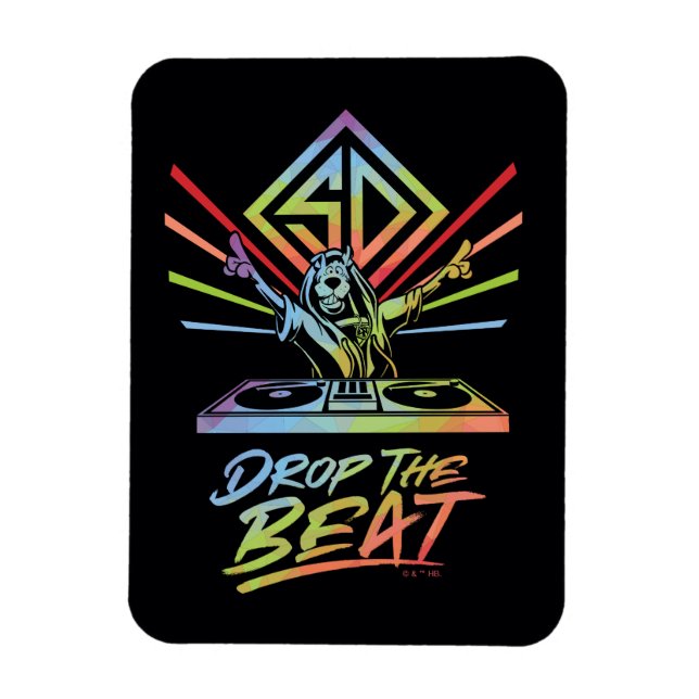 Die Beat fallen lassen: DJ Scooby-Doo Magnet (Vertikal)