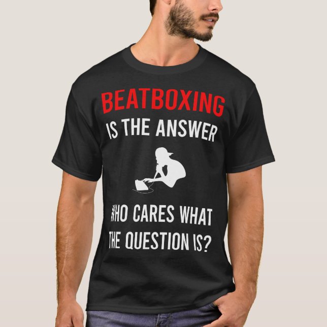 Die Beatbox mit der Antwortkiste T-Shirt (Vorderseite)