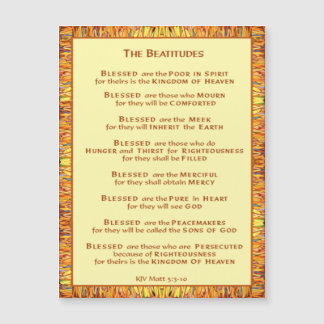 Die Beatituden von Sermon auf dem Monte Magnet