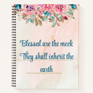 Die Beatitudes Religious Notizbuch
