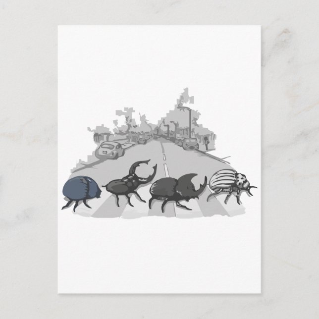 Die Beatles Postkarte (Vorderseite)