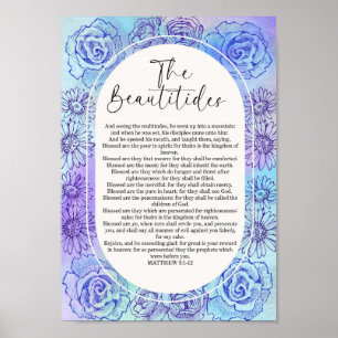 Die Beautides Bibelvers Wandkunst Poster