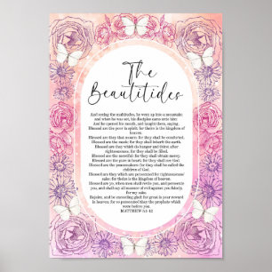 Die Beautides Bibelvers-Wandkunst Poster