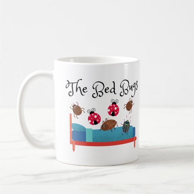 Die Bed Bugs stylish Kaffeetasse (Links)