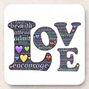 Die Bedeutung der Liebe Getränkeuntersetzer