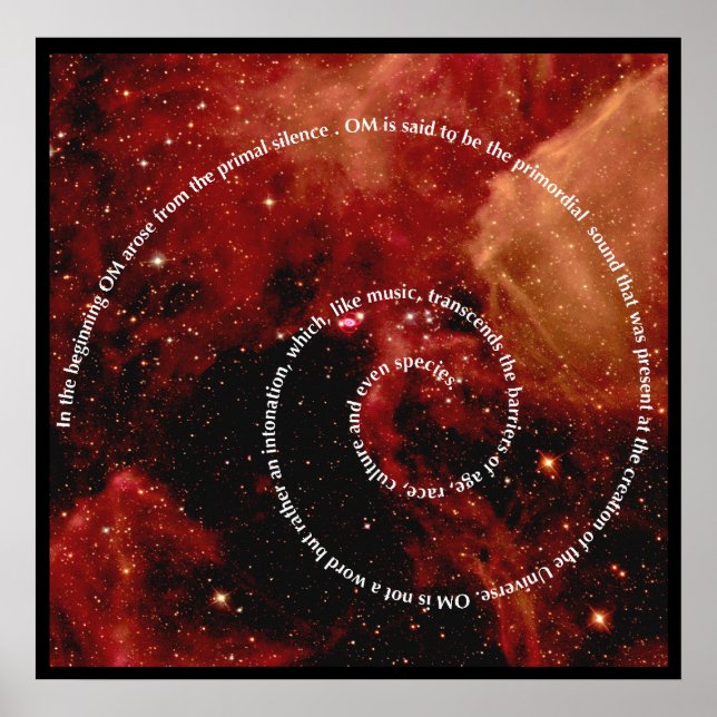 Die Bedeutung von OM Poster (Vorne)