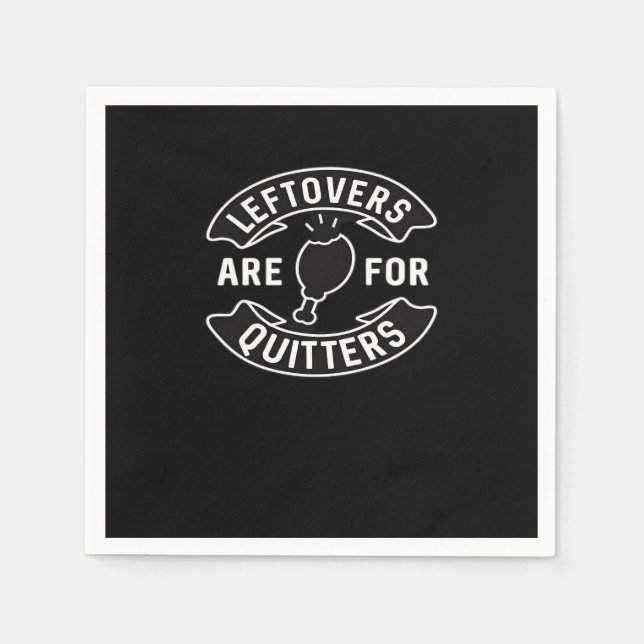 Die Bedienelemente sind für Quitters essenziell mi Serviette (Vorderseite)