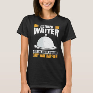 Die Bedienung des Mens Kellner-Servers in der Gast T-Shirt