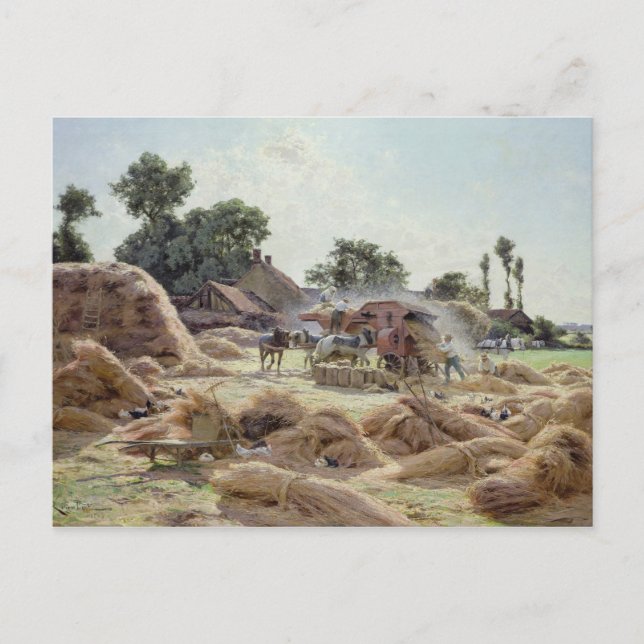 Die Bedrohung 1896 Postkarte (Vorderseite)