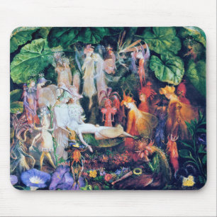 Die Beerdigung der Märchen, John Anster Fitzgerald Mousepad
