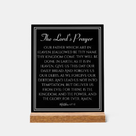 Die Beerdigung des Herrn Acrylschild