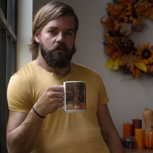 Die Beerdigung eines Wikinger Franks Dicksee 1893 Tasse (Von Creator hochgeladen)