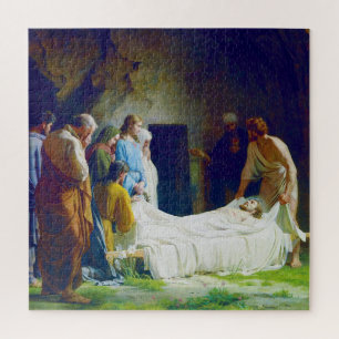 Die Beerdigung Jesu von Carl Heinrich Bloch 1873 Puzzle