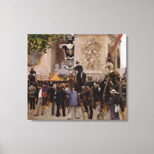 Die Beerdigung von Victor Hugo Leinwanddruck