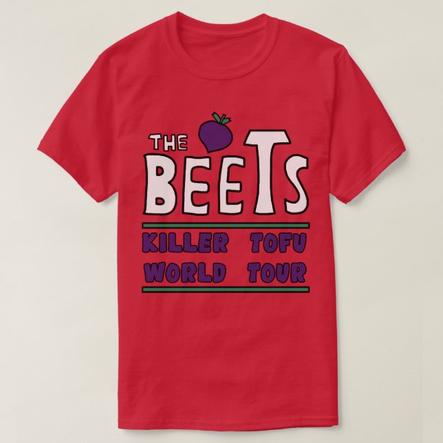 Die BeETS Killer Tofu Tour T-Shirt (Design vorne)