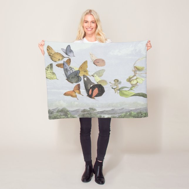 Die Beförderung der Märchenkönigin | Elf World Fleecedecke (Beispiel)