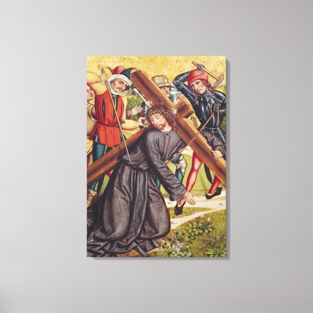 Die Beförderung des Kreuzes Leinwanddruck (Vorderseite)