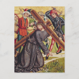 Die Beförderung des Kreuzes Postkarte