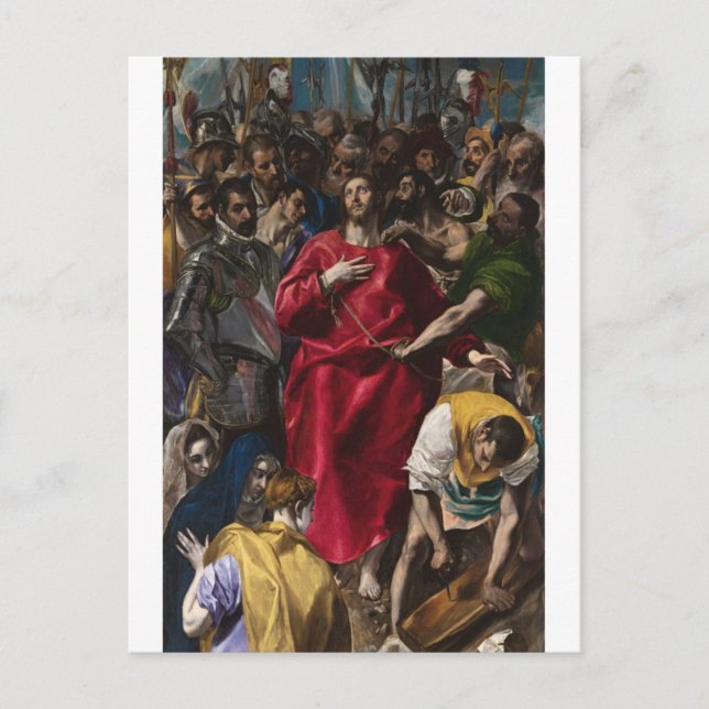 Die Befreiung Christi von der Postkarte El Greco (Vorderseite)