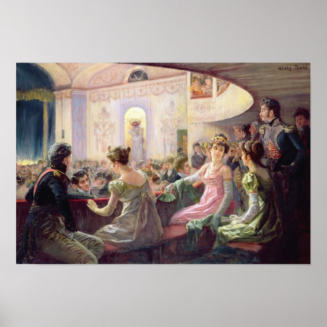 Die Begegnung im Theater Poster (Vorne)