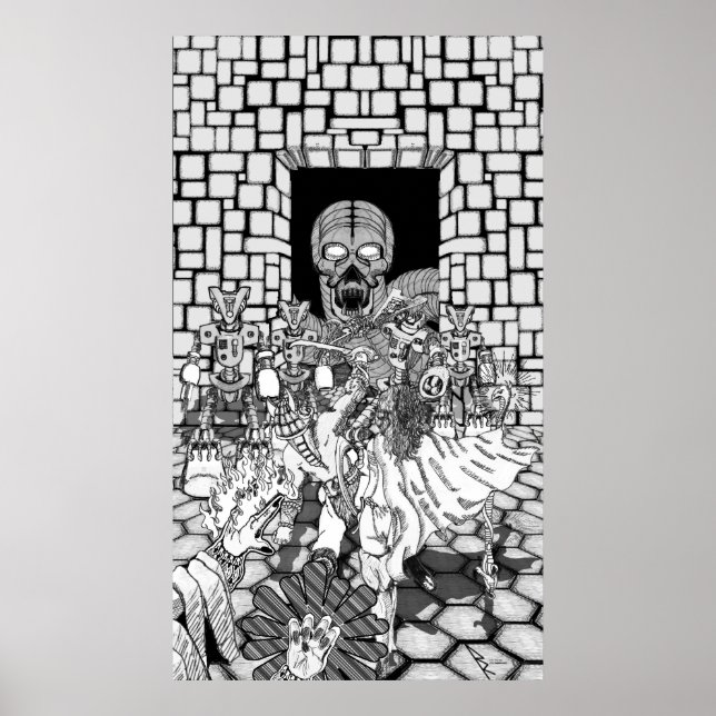 Die Begegnung mit den Falkenmonden Poster (Vorne)