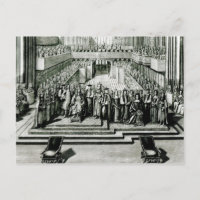 Die Begeisterung von König James II. und Königin M