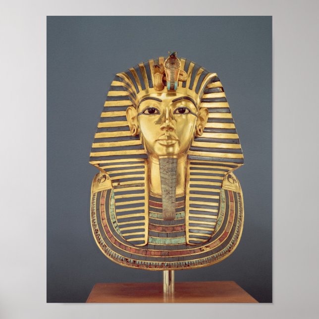 Die Begräbnismaske von Tutankhamun Poster (Vorne)