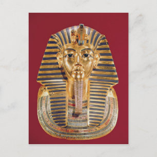Die Begräbnismaske von Tutankhamun Postkarte