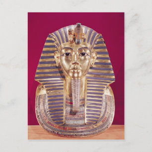 Die Begräbnismaske von Tutankhamun Postkarte
