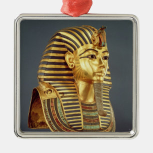 Die Begräbnismaske von Tutankhamun Silbernes Ornament