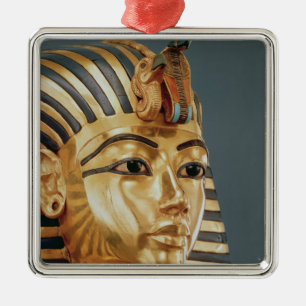 Die Begräbnismaske von Tutankhamun Silbernes Ornament
