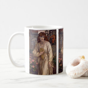 Die Begrüßung von Beatrice durch Dante Rossetti Kaffeetasse