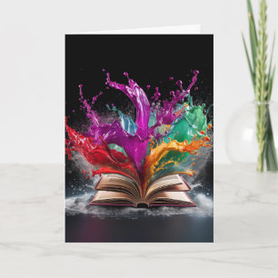 Die Begrüßungskarte des Autors Karte