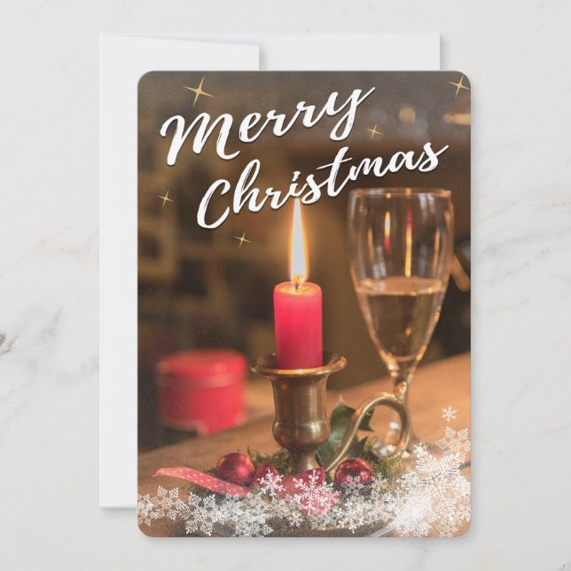 Die Begrüßungskarte des vollblühten Weihnachtsmann (Vorderseite)