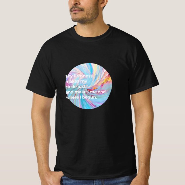 Die Beharrlichkeit des türkischen Zitats T-Shirt (Vorderseite)