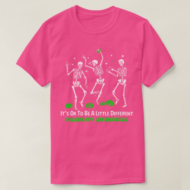 Die Behinderung ist sich bewusst, dass sie ein bis T-Shirt (Design vorne)