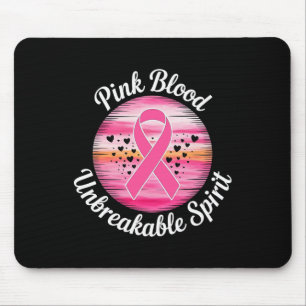 Die Bekämpfung der Mama Brustkrebs Mädchen Frauen. Mousepad