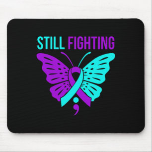 Die Bekämpfung von glücklichen Selbstmordgedanken  Mousepad