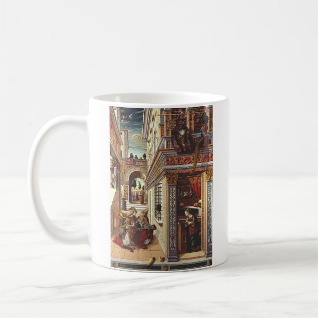 Die Bekanntgabe mit den Heiligen Emiraten Kaffeetasse (Links)