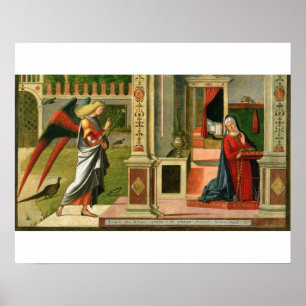 Die Bekanntmachung (Öl auf Tafel) (Einzelheiten vo Poster