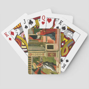 Die Bekanntmachung (Öl auf Tafel) (Einzelheiten vo Spielkarten