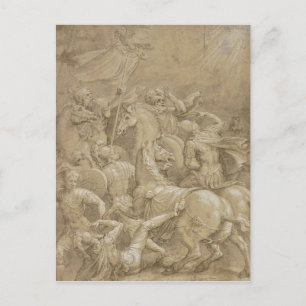 Die Bekehrung des Heiligen Paulus Kunst Postkarte