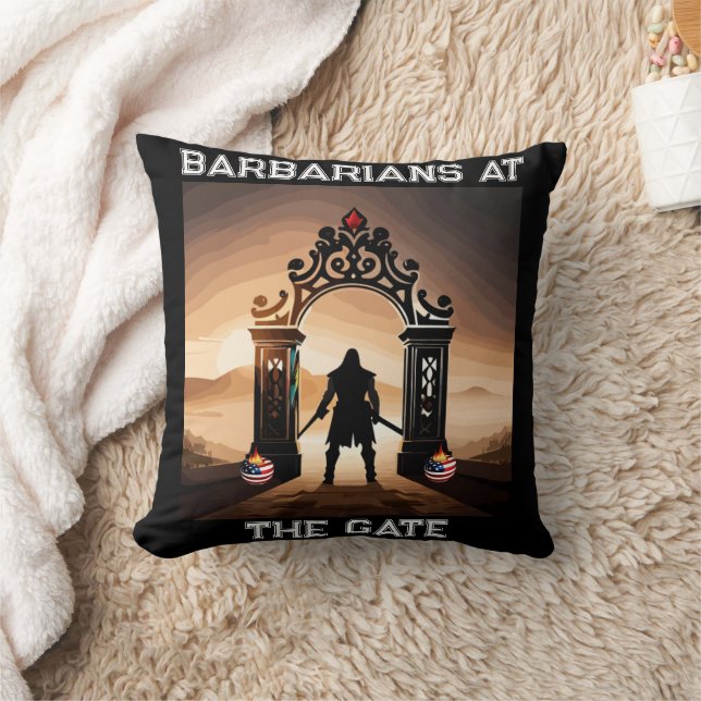 Die Belagerung: Barbaren an den Toren Amerikas Kissen (Decke)